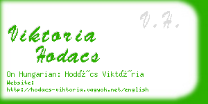 viktoria hodacs business card